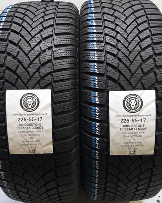 2 GOMME 225 55 17 BRIDGESTONE A64947