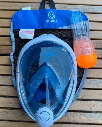 Maschera facciale per snorkeling