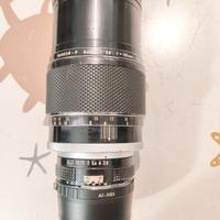 Nikkor-P Auto 180mm f/2.8 (con adattatore)
