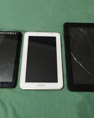 Lotto 3 Tablet Samsung - Mediacom da sistemare
