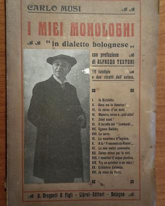 Carlo Musi " I miei monologhi " 1^ edizione (1913)