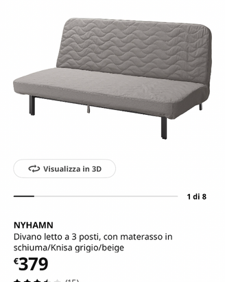 Divano letto Ikea 3 posti