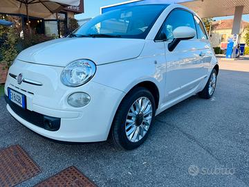 Fiat 500 usata bianca interno bianco 2014 nuova