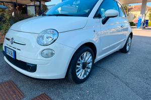 Fiat 500 usata bianca interno bianco 2014 nuova