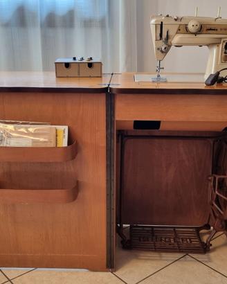 SINGER 411M Vintage - Completa di Mobile