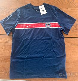 T-Shirt Nike x PSG Blu Scuro NUOVA Tg L