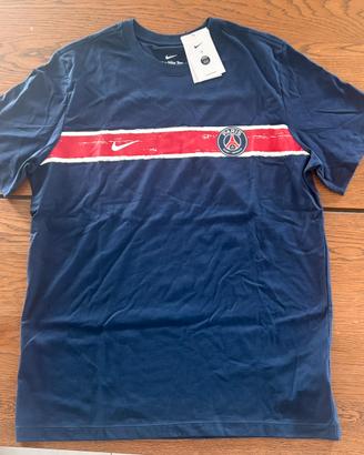 T-Shirt Nike x PSG Blu Scuro NUOVA Tg L