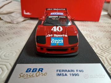 modellino ferrari f40 bbr