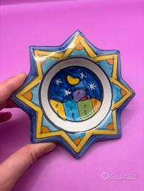 Vietri - piattino/ posacenere decoro