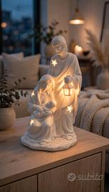 Statuetta natività luminosa 