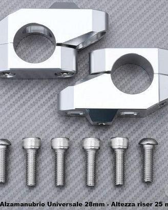 Alzamanubrio Universale 28mm - Altezza riser 25 mm