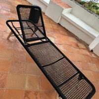 Kave Home lettino Dandara con materassino nero