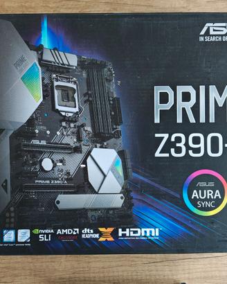 Motherboard ASUS Prime Z390 + CPU + 16GB RAM RGB