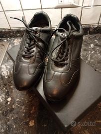 scarpe vera pelle nere uomo  Pazolini 
