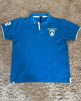 Polo baci e abbracci blu