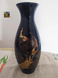 Vaso blu cobalto Kutani