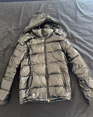 Piumino Moncler Maya Nero Lucido Taglia S