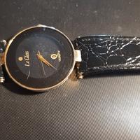 orologio oro Quadrante nero donna vintage Le Class