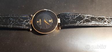 orologio oro Quadrante nero donna vintage Le Class