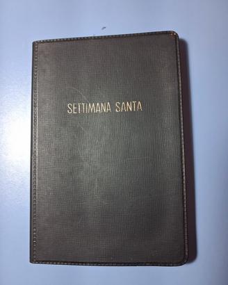Settimana Santa librettino vintage 1867