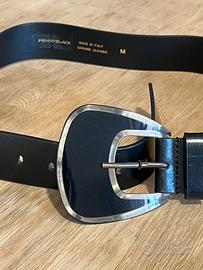Cintura Pennyblack in vera pelle nera – Taglia M