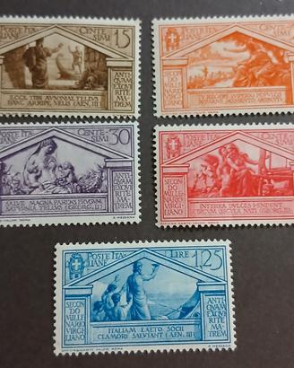 Regno 1930- 5 francobolli nuovi MH*