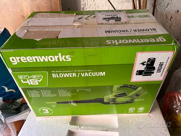 Greenworks Soffiatore NUOVO a Batteria 48V