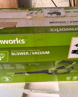 Greenworks Soffiatore NUOVO a Batteria 48V