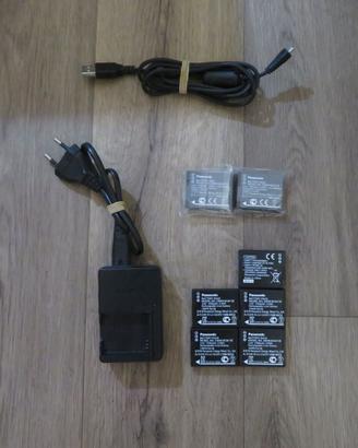 Panasonic DMW-BCM135 5 batterie originali + Carica