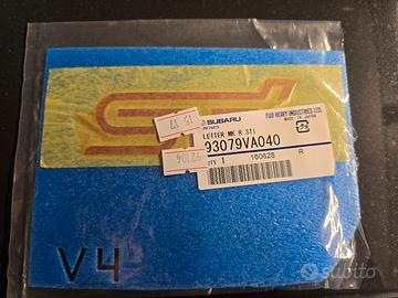 Logo badge Impreza Wrx STI 