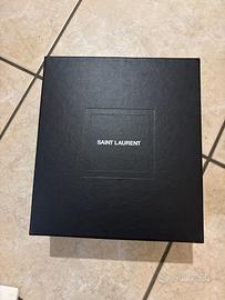 Sandali Saint Laurent Opyum 110 Vernice Nera