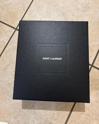 Sandali Saint Laurent Opyum 110 Vernice Nera