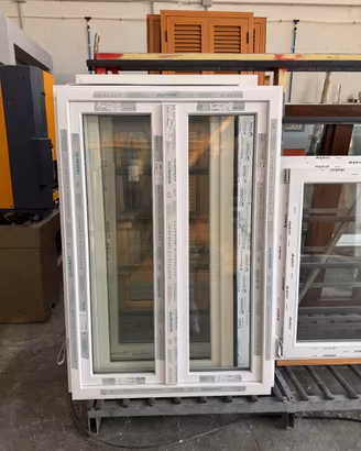 Finestra in PVC Nuova a 2 Ante- doppio vetro – Pro