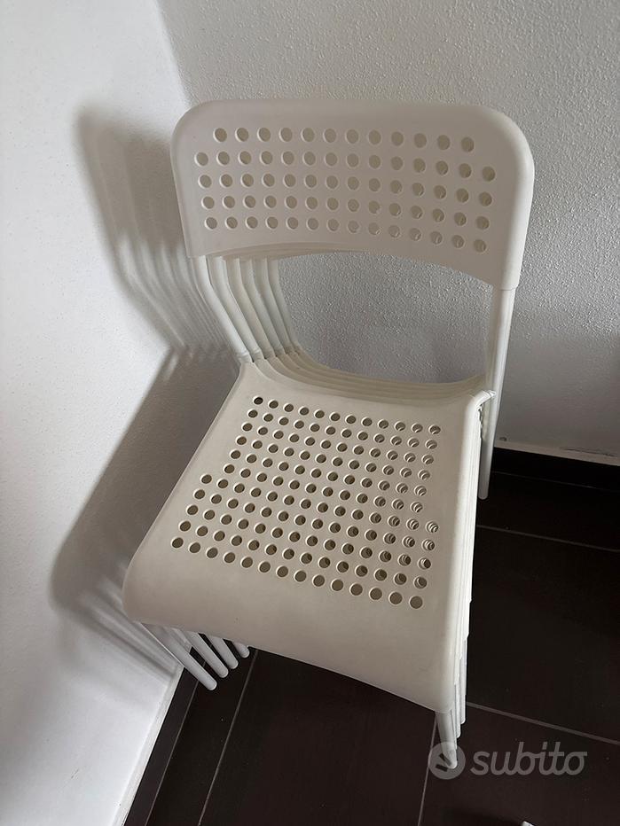 Sedia Plastica Metallo Impilabili