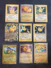 🐭Lotto Carte Pokémon Pikachu Vintage/Modern💛