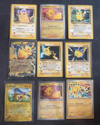 🐭Lotto Carte Pokémon Pikachu Vintage/Modern💛
