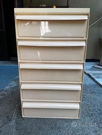 Cassettiera Kartell Componibili a 5 moduli – Vinta