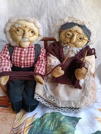 Bambole nonni vintage anni 70/80