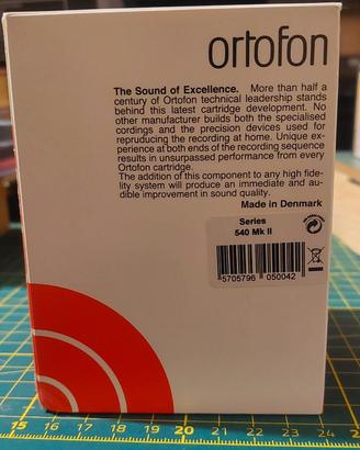 ORTOFON  540 MKII +Bilancina ufficale ORTOFON