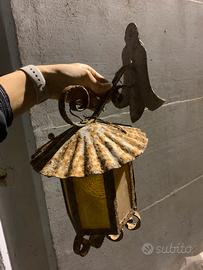 Lanterne vintage da esterno in ferro battuto