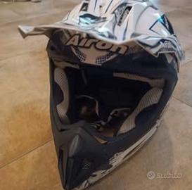 Casco AIROH JUMPER Mister X Blue da motocross