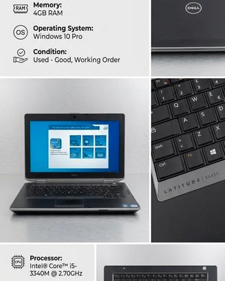 Dell Latitude E6430 | i5 | 6GB RAM WIN 10 pro