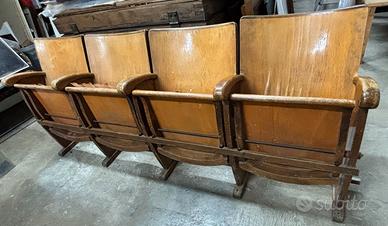 4 Sedie Cinema Originali Anni '60 Vintage