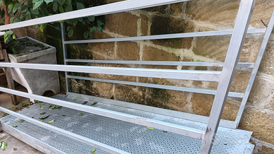 Rampa per disabili ferro zincato