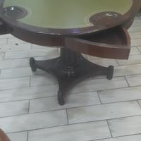 tavolo da gioco in mogano 