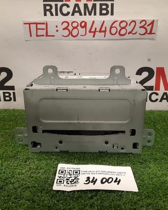 AUTORADIO MP3 CHEVROLET Orlando 1° Serie 22776285