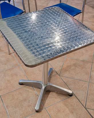 Tavolo bar 60x60 alluminio