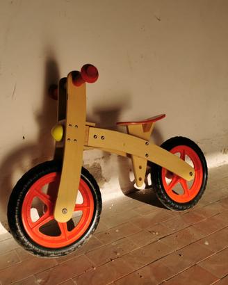 Bicletta senza pedali in legno Legnoland