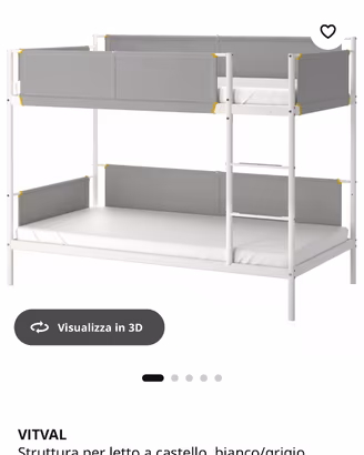Letto a castello Ikea 90x200