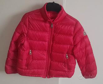 piumino bambina Moncler oroginale 3 anni